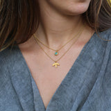 Dainty Gold Necklace,Layered Gold Necklace,Cute Necklaces for Women,Pendant Necklace, Necklaces for Teen Girls,Gold Plated Necklace