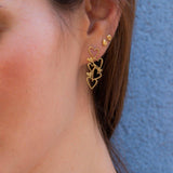 Handmade Gold-Filled Valentine's Day Heart Stud Earrings