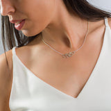 Dainty Silver Necklace And Earrings Set. Silver Multi Heart Jewelry set For Women, Heart Jewelry Set. special jewelry gift for her