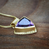 Amethyst Crystal Necklace,Gold Necklaces For Women,February Birthstone Necklace,Purple Necklace,Dainty Necklace,Mother's Day Gift