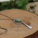 Oval And Spike Extra Long Pendant Necklaces For Women