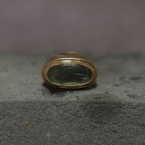 Oval Labradorite Statement Ring