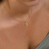Spiral Pendant Necklace • Short Necklaces for Women