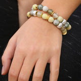 Gemstone Bracelet For Women, Agate Beaded Bracelets, Set of 2 bracelets , Statement bracelet, Handmade Bracelets, Bracelet Gift For Her