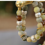Gemstone Bracelet For Women, Agate Beaded Bracelets, Set of 2 bracelets , Statement bracelet, Handmade Bracelets, Bracelet Gift For Her