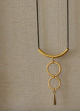 Handmade Gold Boho Necklace for Women