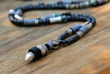 Handmade Turquoise Beaded Necklace for Men
