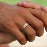 Sterling Silver Wedding Ring - Simple and Elegant Band for Men and Women