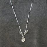Rabbit Jewelry • Easter Jewelry Gift • Bunny Jewelry • Bunny Silver Charm Necklace • Rabbit Necklaces For Women • Rabbit Silver Pendant