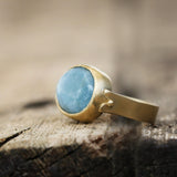 Fashionable 14k Citrine Ring - Vintage Style Jewelry, Hand Made Oval Citrine Solitaire Gold Birthstone Ring, Citrine Jewelry