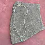 Multi Strand Necklace • Set Of Three Silver And Amazonite Necklace • Dainty Layered • Stacked Necklaces • Gifts For Her • Teardrop Pendant