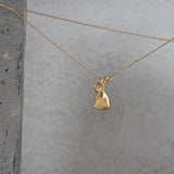 Gold Bunny Charm Necklace
