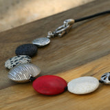 Red Chunky Necklace for Women