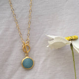 Gemstone Necklace,Long Necklaces for Women,Gold Chain Necklace,Pendant Necklace,Gold Necklace Chain,Gold Statement Necklace ,Christmas Gift