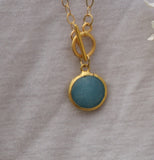 Gemstone Necklace,Long Necklaces for Women,Gold Chain Necklace,Pendant Necklace,Gold Necklace Chain,Gold Statement Necklace ,Christmas Gift