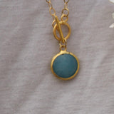 Gemstone Necklace,Long Necklaces for Women,Gold Chain Necklace,Pendant Necklace,Gold Necklace Chain,Gold Statement Necklace ,Christmas Gift