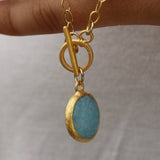 Gemstone Necklace,Long Necklaces for Women,Gold Chain Necklace,Pendant Necklace,Gold Necklace Chain,Gold Statement Necklace ,Christmas Gift