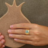 Aquamarine Statement Ring