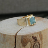 Aquamarine Statement Ring