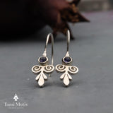 Lolite earrings • Purple Stone Earrings • Handcrafted Silver Drop Earrings • Dangle Earrings • Vintage Earrings • Gift For Mom