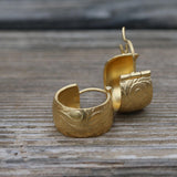 Gold Hoop Earrings,Thick Hoop Earrings,14k Hoop Earrings,Handmade Earrings for Women,Statement Earrings,Women Earrings,Designer Earrings