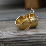Gold Hoop Earrings,Thick Hoop Earrings,14k Hoop Earrings,Handmade Earrings for Women,Statement Earrings,Women Earrings,Designer Earrings
