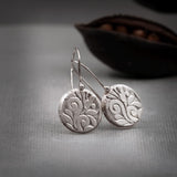 Gold-Filled Earrings, Coin Drop Earrings for Women, Gold Dangle Coin Earrings,14k Gold Earrings, Handmade Jewelry, Statement Earrings