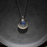 Sterling Silver Kyanite Ring & Pendant Set: Bold Gemstone Jewelry