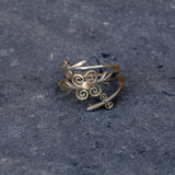 Multi Spiral Sterling Silver Ring - Handcrafted Unique Minimalist Jewelry