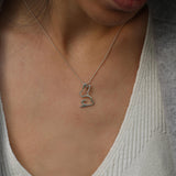Tiny Rabbit Necklace • Dainty Bunny Pendant in Gold or Silver