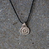 Nature Inspired Gold Necklace with Coin Pendant - Handmade Delicate Jewelry • Necklaces for Teens • Organic Jewelry • Gift For Daughter