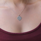 Vintage Engraved Heart Necklace • Sterling Silver Jewelry Gift • Dainty Hand-Engraved Pendant for Women