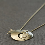 Gold Plated Pomegranate Necklace