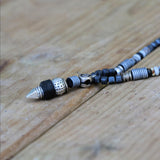 Jewelry for Men,Long Pendant Necklace,Mens Jewelry,Long Bead Necklace,Turquoise Jewelry for Men,Pendant Necklace,Mens Necklace