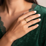 Minimalist Gold Dome Ring