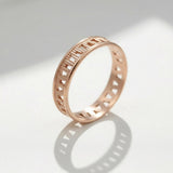 Men’s Gold Geometric Cut-Out Ring