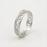 Women’s Gold Geometric Cut-Out Ring • Handmade Openwork Band • Minimalist Modern Jewelry