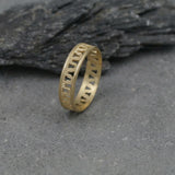Women’s Gold Geometric Cut-Out Ring