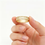 Sterling Silver Geometric Cut-Out Ring