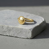 Dainty Sterling Silver Dome Ring
