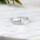 Delicate Gold Starfish Ring