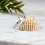 Sterling Silver Starfish Ring • Ocean Lover Gift • Handmade Sea-Inspired Jewelry