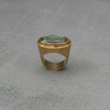 Oval Labradorite Statement Ring
