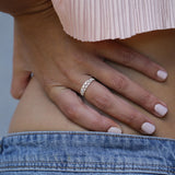 Sterling Silver Geometric Cut-Out Ring