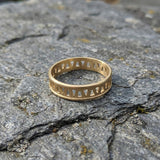 Men’s Sterling Silver Geometric Cut-Out Ring • Handmade Openwork Band • Minimalist Modern Men’s Jewelry