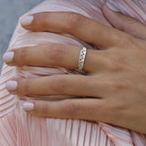 Sterling Silver Geometric Cut-Out Ring