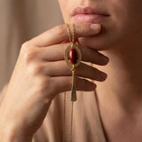 Red Jasper Long Necklace