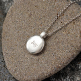 Organic Silver And Gold Bridal Set • 14K Gold Bezel Diamond Necklace + Ring • Handmade Mixed Metal Jewelry