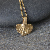 Gold Leaf Necklace • Tiny Botanical Charm • Minimal Nature Pendant • Handmade Everyday Jewelry