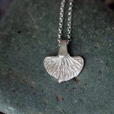 Gold Leaf Necklace • Tiny Botanical Charm • Minimal Nature Pendant • Handmade Everyday Jewelry